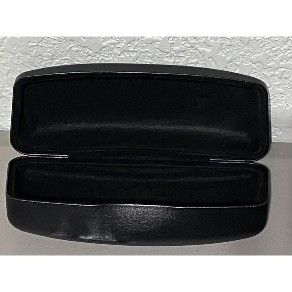 SEAN JOHN Hard Clamshell Sunglasses Eyeglass Case Only + Cleaning Cloth Black